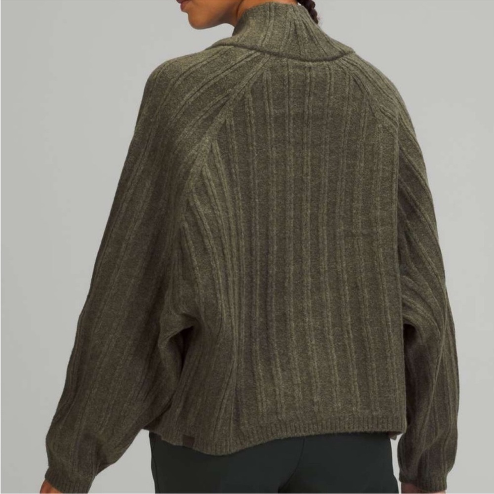 NWT LULULEMON Twin Rib Sweater Wrap Sz M/L - Picture 2 of 8